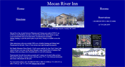 Desktop Screenshot of mecanriverinn.net